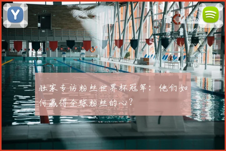 独家专访粉丝世界杯冠军：他们如何赢得全球粉丝的心？